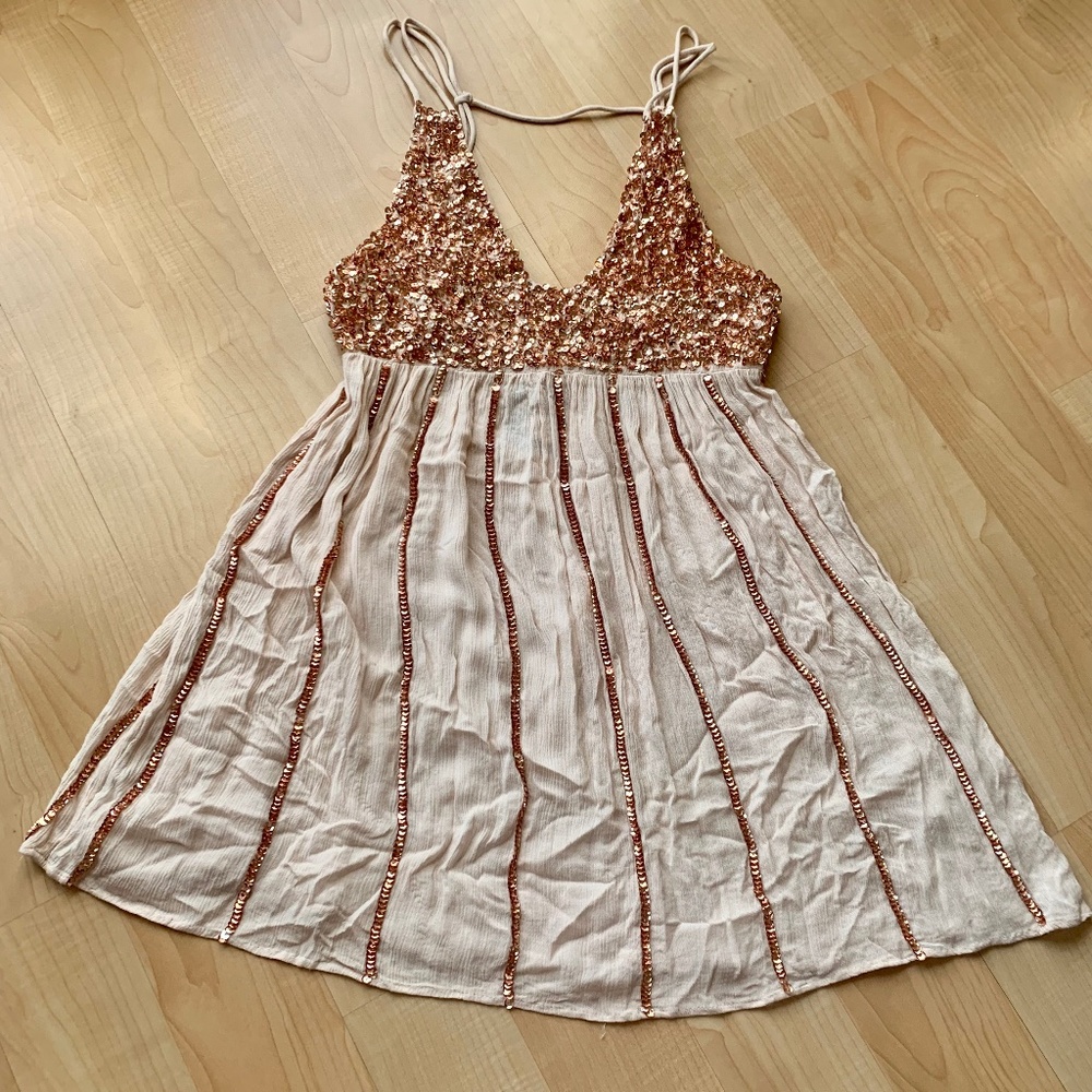 Free People sequin dress